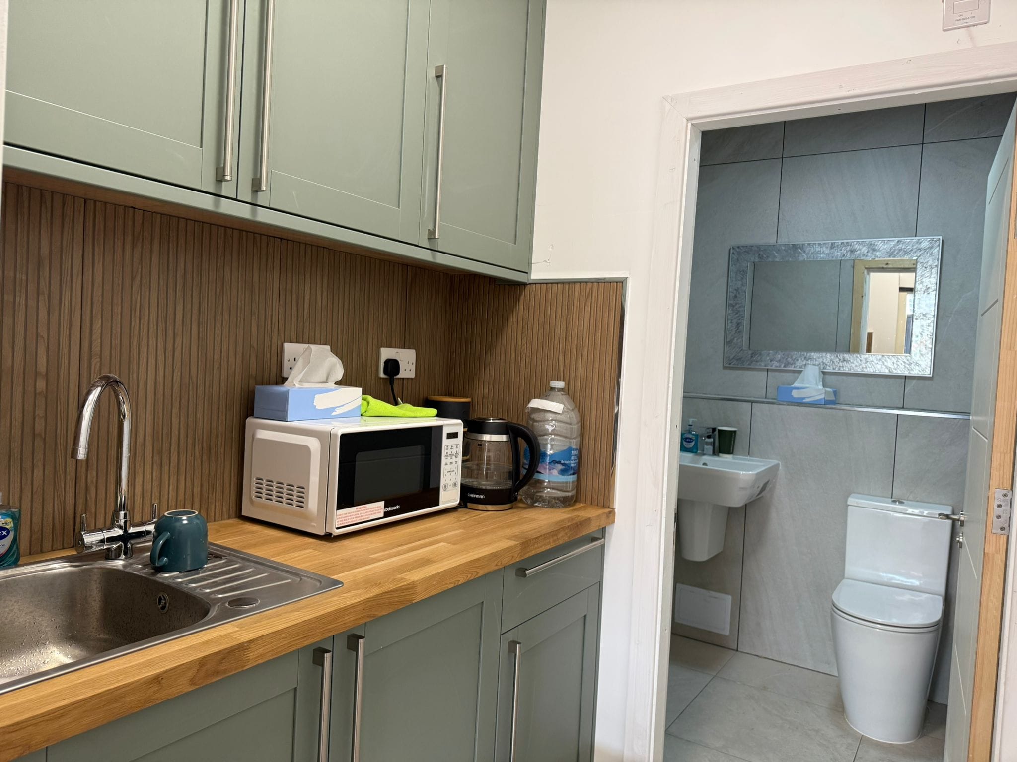 Clean property support area