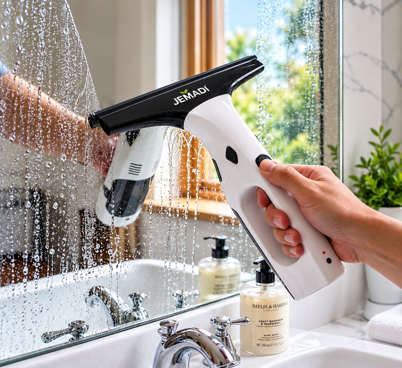 Additional view of Jemadi Cordless Window Squeegee – Removable Battery